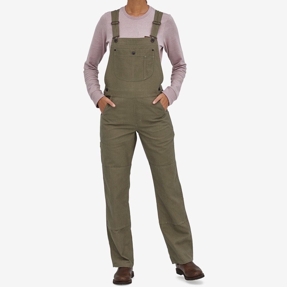 Women's Olive Green Overalls
